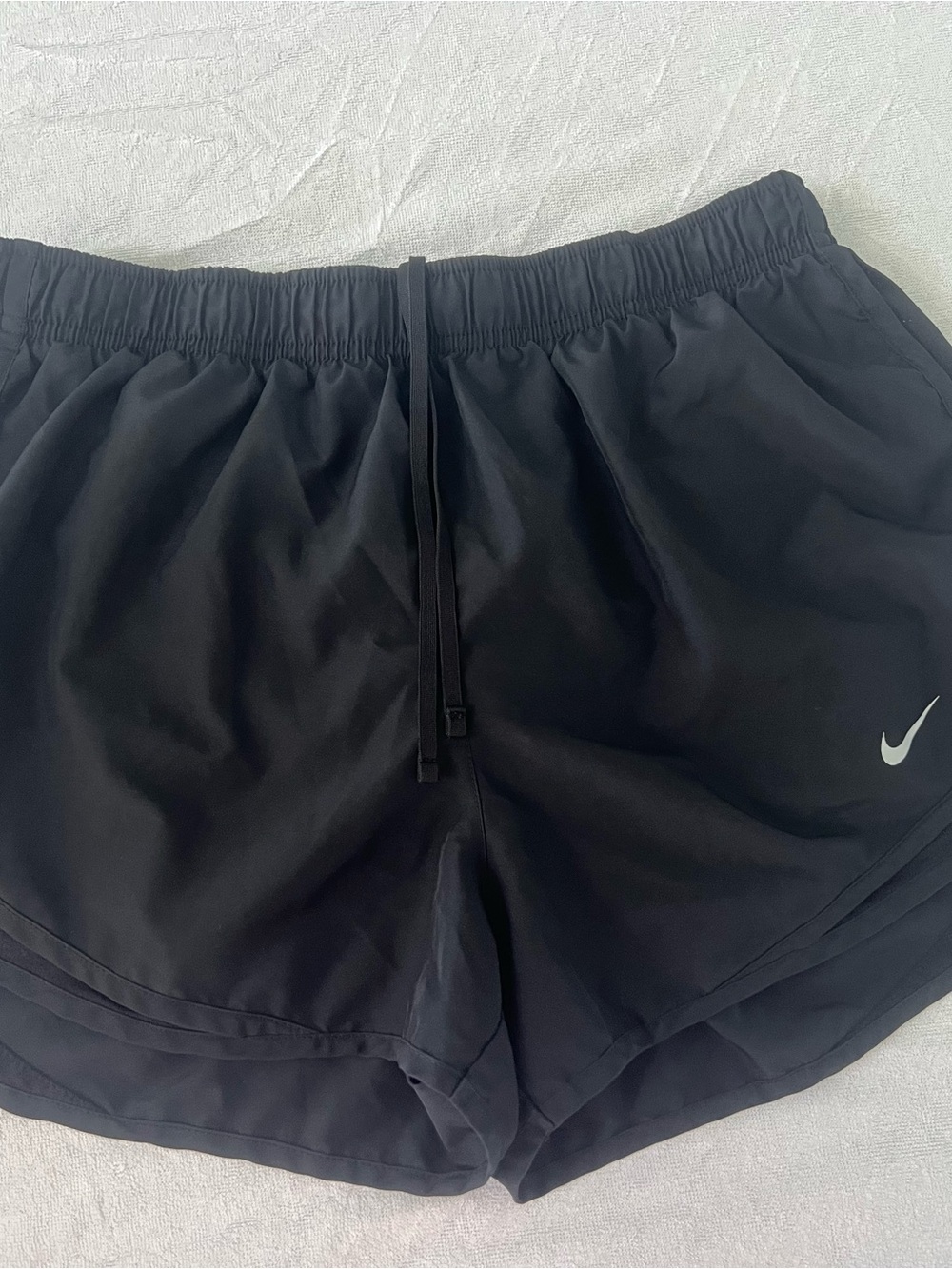 Nike Women's Black Running Shorts with Reflective Swoosh